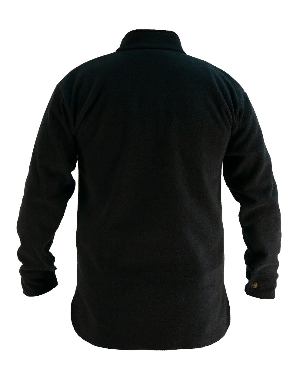 Black Coloured Swazi Back 40 Shirt on white background #colour_black