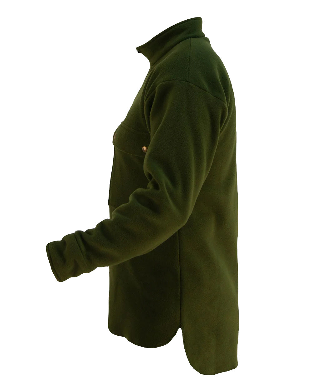 Olive Coloured Swazi Back 40 Shirt on white background #colour_olive