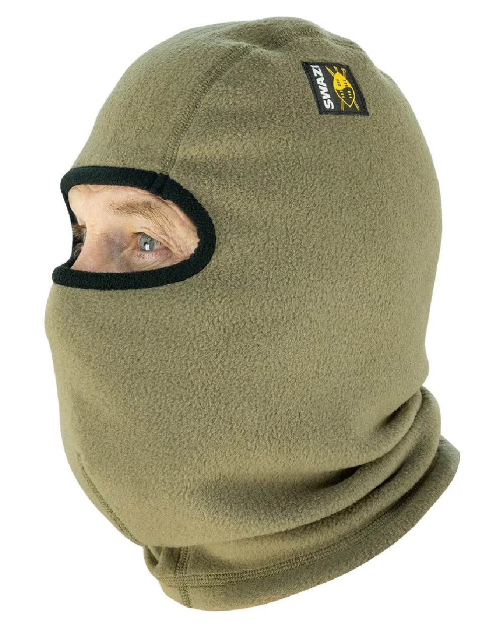 Tussock coloured Swazi Balaclava on white background #colour_tussock