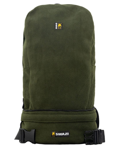 Olive Coloured Swazi Buffalo Bag on white background #colour_olive