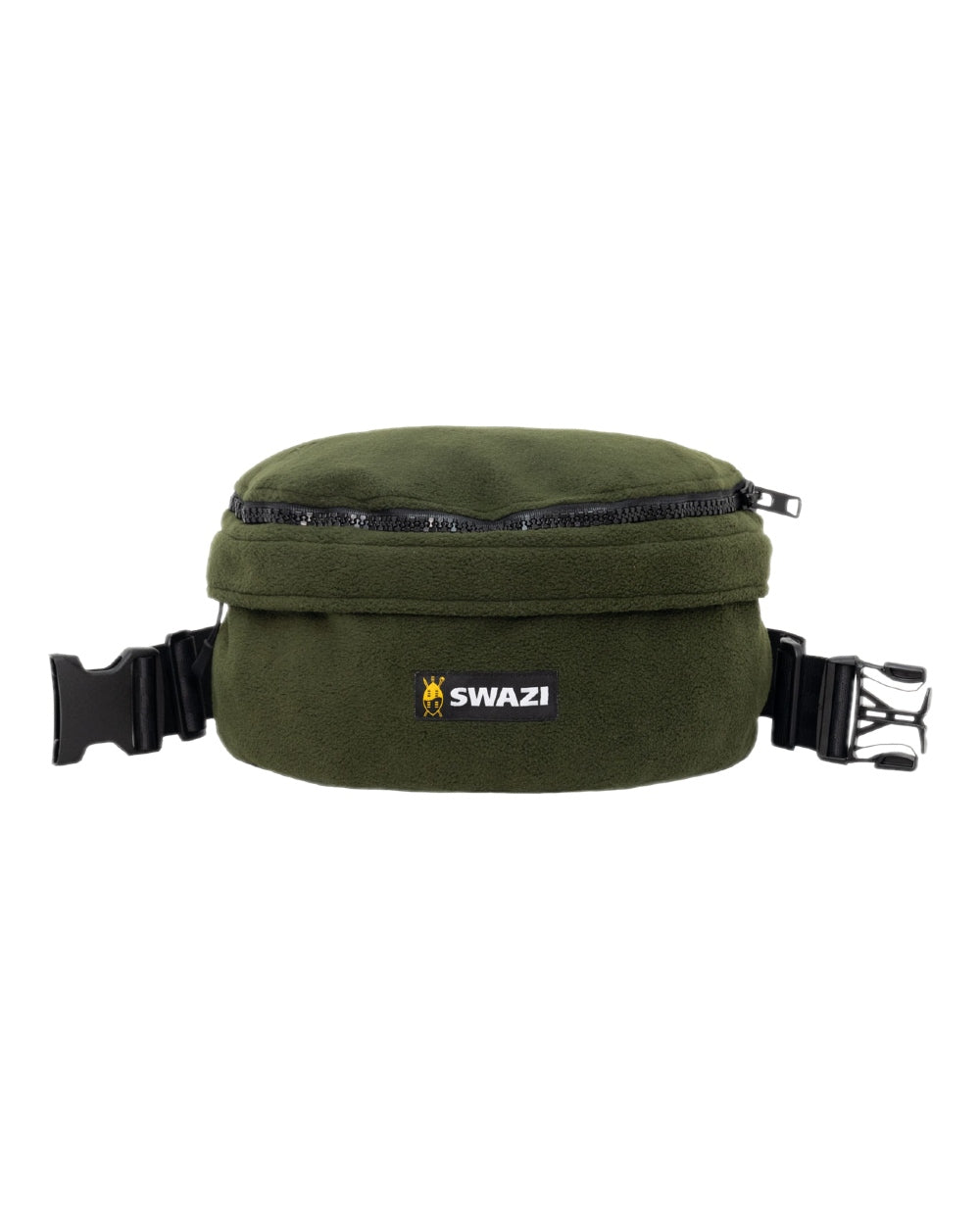 Olive Coloured Swazi Buffalo Bag on white background #colour_olive