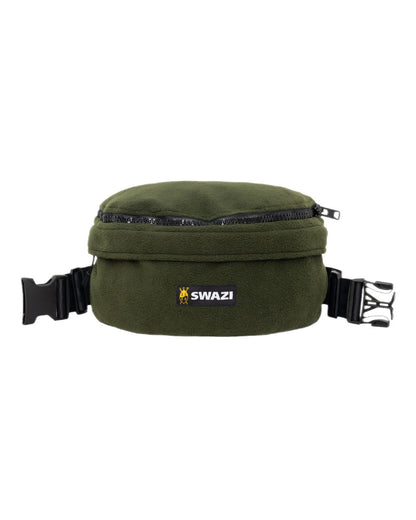 Olive Coloured Swazi Buffalo Bag on white background #colour_olive