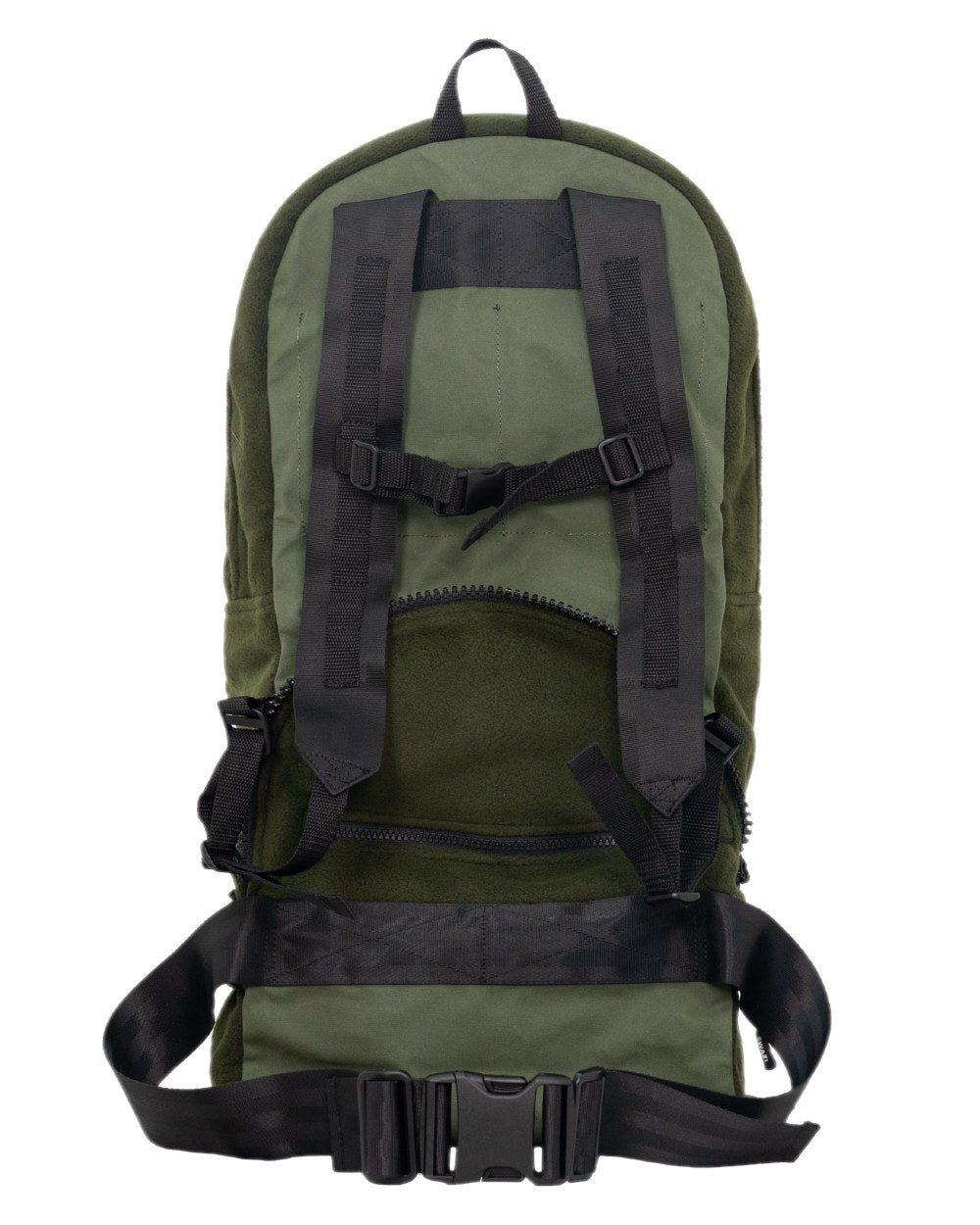 Olive Coloured Swazi Buffalo Bag on white background #colour_olive