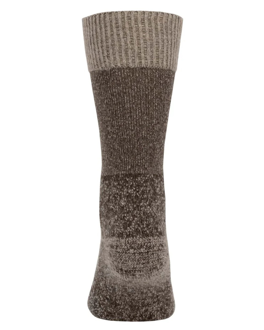 Wheat- Wet coloured Swazi Cabin Socks on white background #colour_wheat