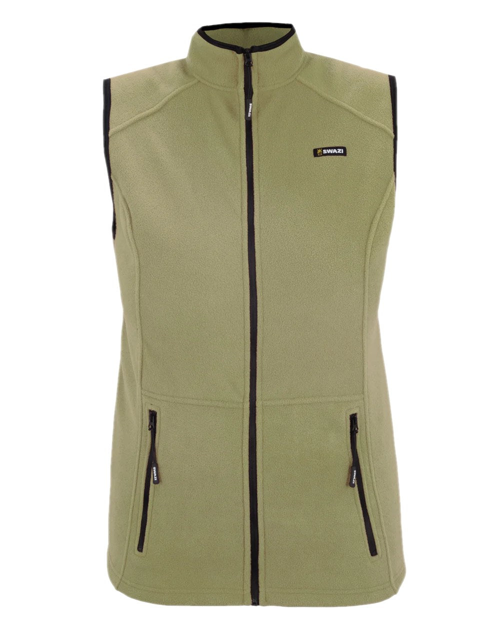 Tussock Coloured Swazi Catlin Vest on white background #colour_tussock