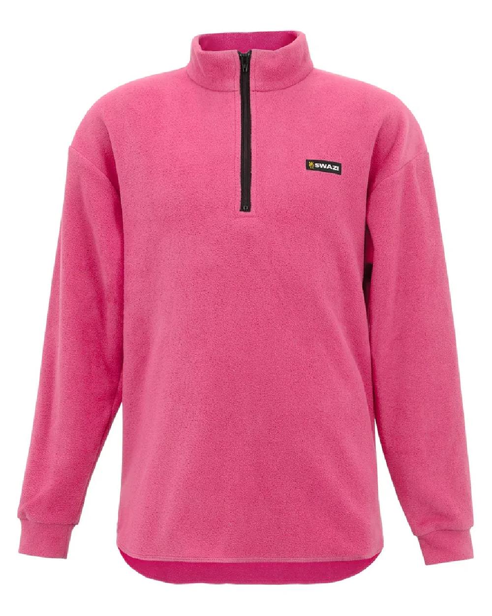 Petal Pink coloured Swazi Kids Micro Shirt on white background #colour_petal-pink