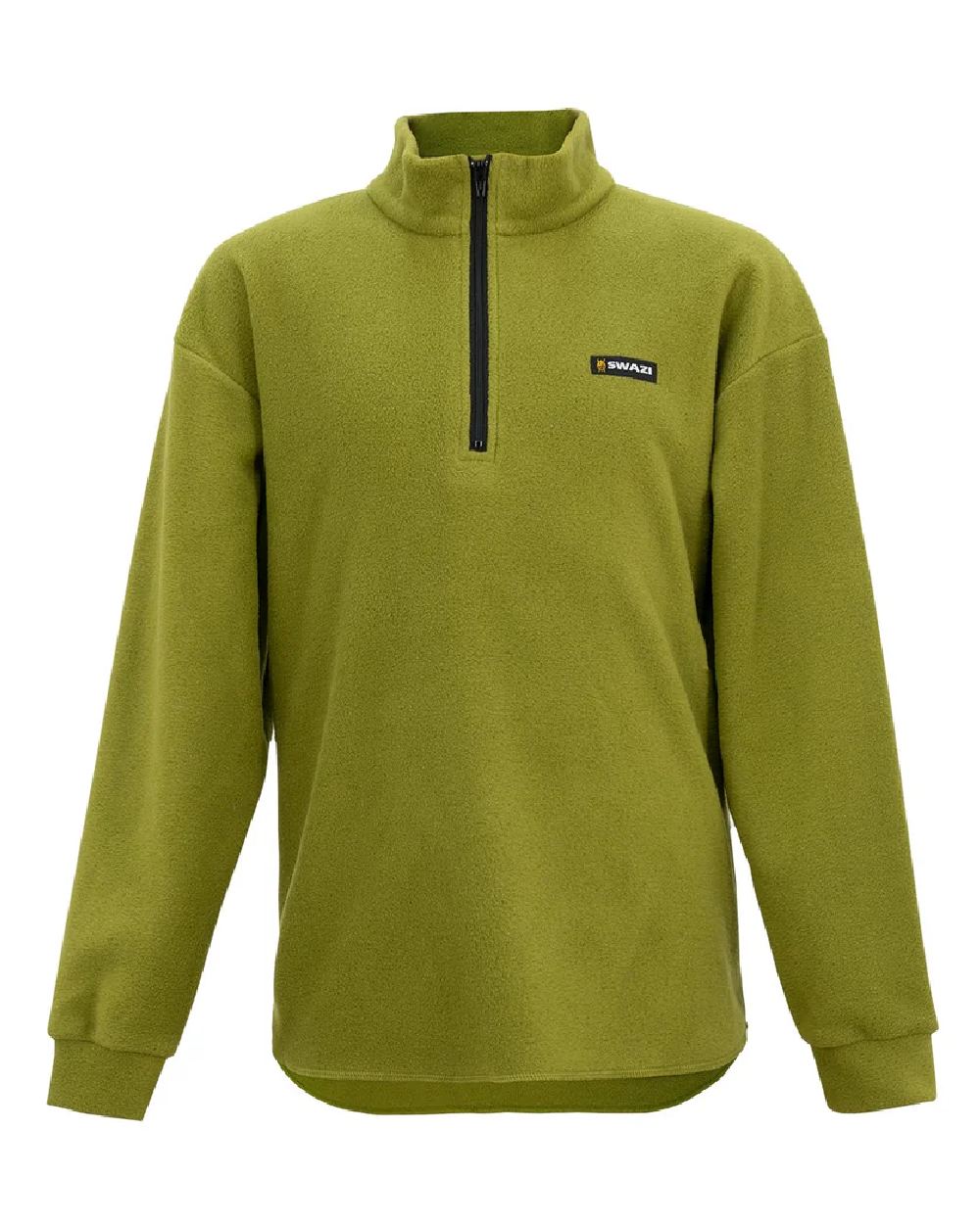 Waxeye Green coloured Swazi Kids Micro Shirt on white background #colour_waxeye-green