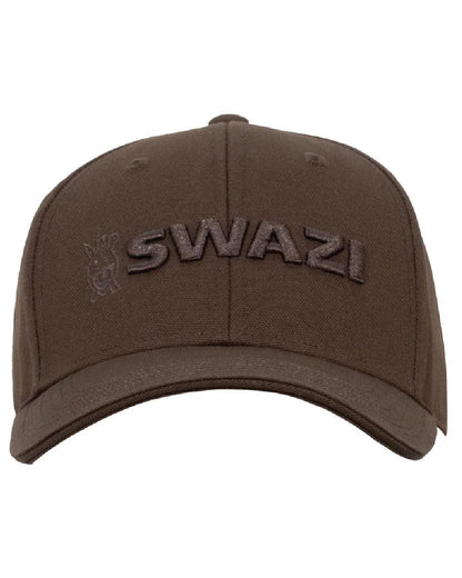 Brown coloured Swazi Legend Cap on white background #colour_brown