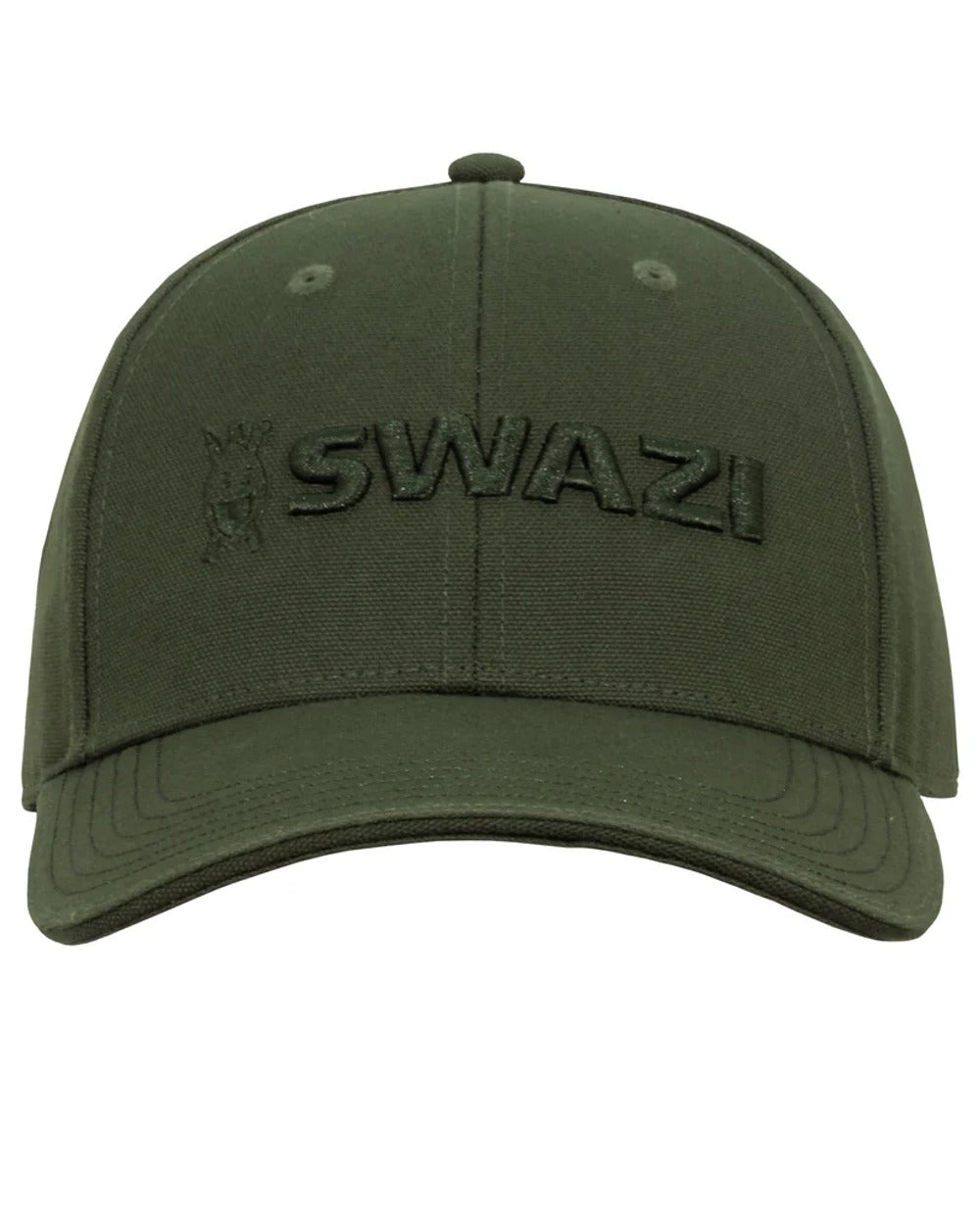 Olive coloured Swazi Legend Cap on white background #colour_olive