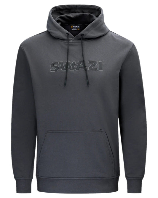 Granite Coloured Swazi Legend Hoodie on white background #colour_granite