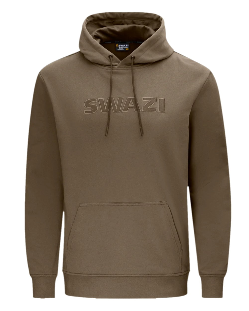 Stone Coloured Swazi Legend Hoodie on white background #colour_stone