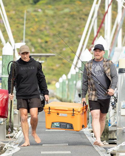 Olive coloured Swazi Mens Apprentice Shirt on bridge background #colour_olive