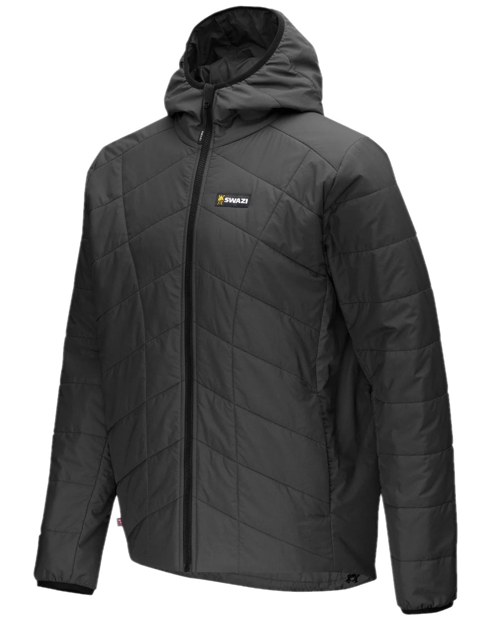 Granite Coloured Swazi Mens Chamois Lightweight Insulation Jacket on white background #colour_granite