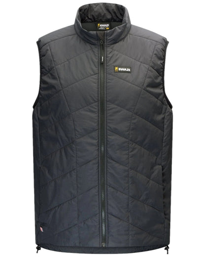 Granite Coloured Swazi Mens Chamois Lightweight Insulation Vest on white background #colour_granite