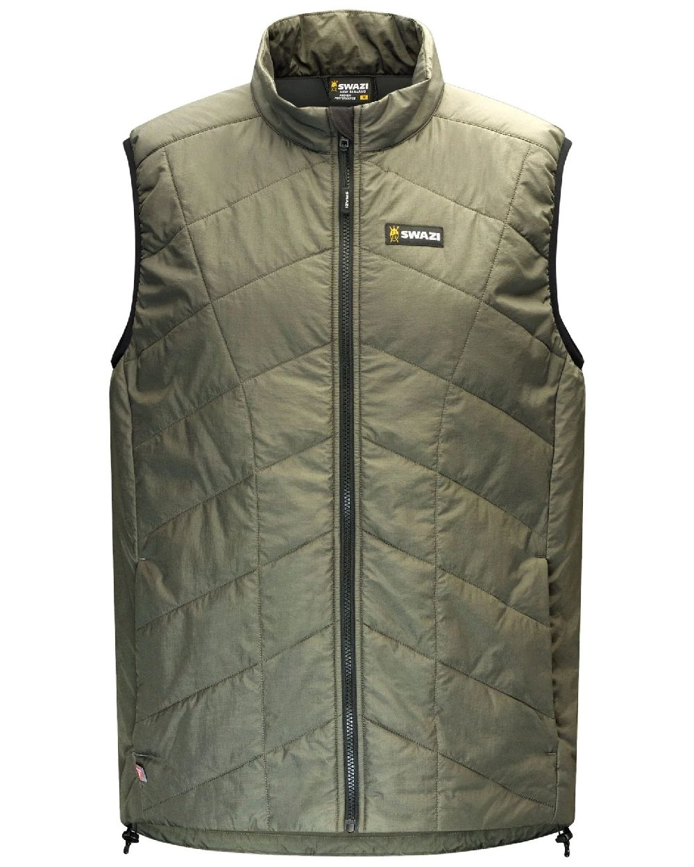 Ranger Coloured Swazi Mens Chamois Lightweight Insulation Vest on white background #colour_ranger