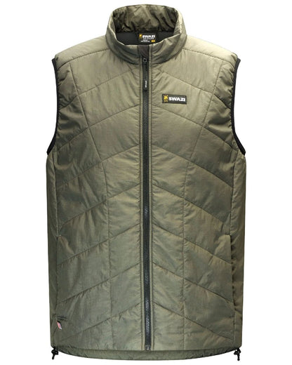 Ranger Coloured Swazi Mens Chamois Lightweight Insulation Vest on white background #colour_ranger