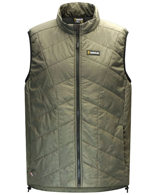 Ranger Coloured Swazi Mens Chamois Lightweight Insulation Vest on white background #colour_ranger