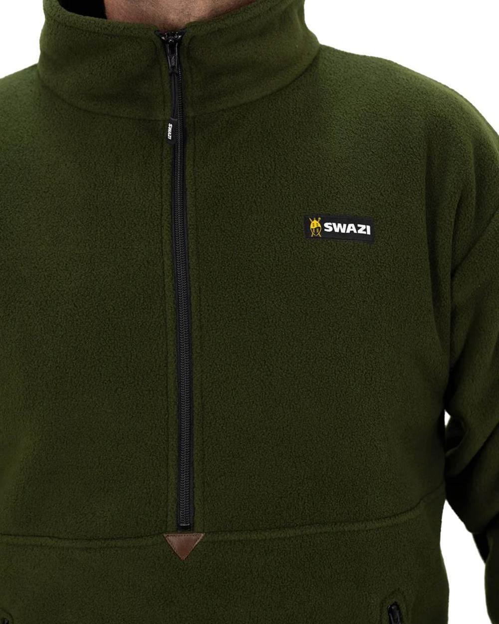 Olive Coloured Swazi Doughroaster on white background #colour_olive