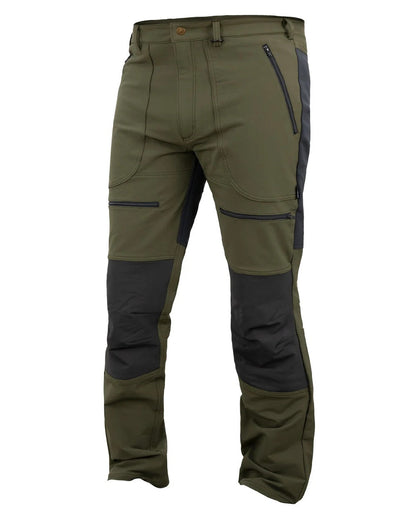 Gran Green coloured Swazi Mens Forest Pants on white background #colour_gran-green