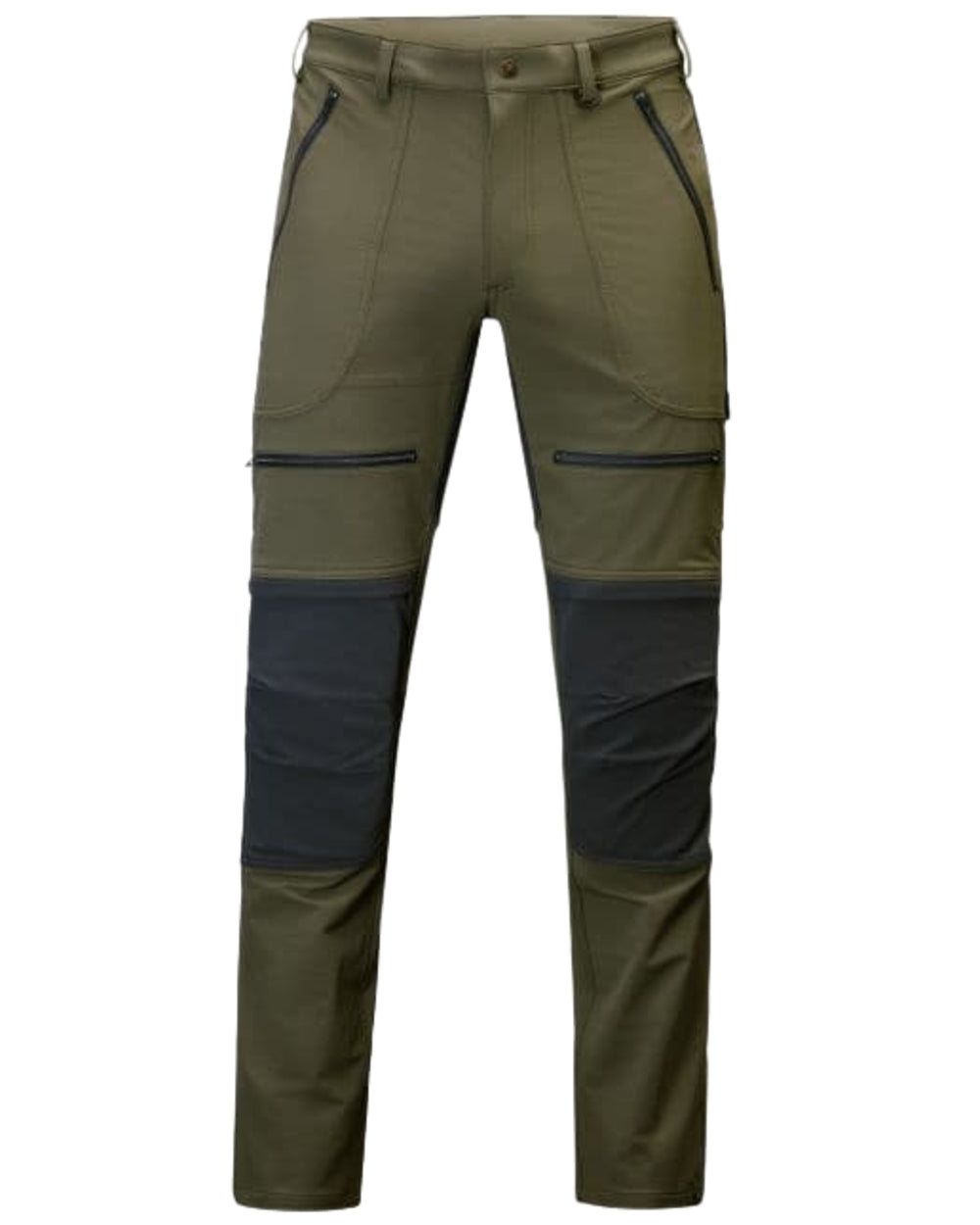 European Olive Coloured Swazi Mens Forest Pants III on white background #colour_european-olive