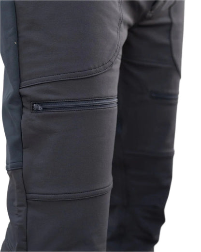 Iron Sand coloured Swazi Mens Forest Pants on white background #colour_iron-sand