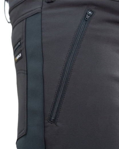 Iron Sand coloured Swazi Mens Forest Pants on white background #colour_iron-sand