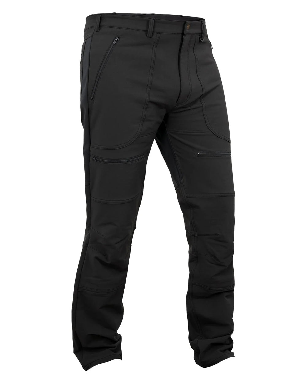 Iron Sand coloured Swazi Mens Forest Pants on white background #colour_iron-sand