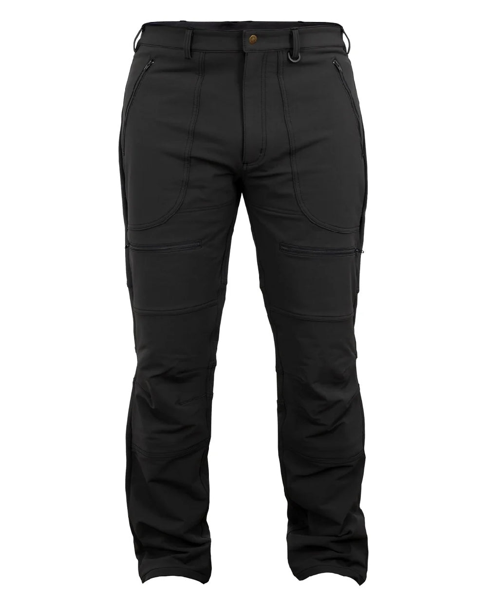 Iron Sand coloured Swazi Mens Forest Pants on white background #colour_iron-sand