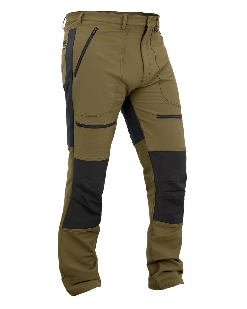 Tussock coloured Swazi Mens Forest Pants on white background #colour_tussock