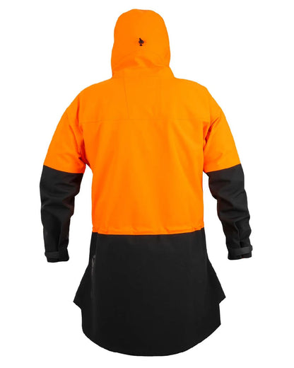 Blaze Black Swazi Mens Huron Anorak on white background #colour_blaze-black