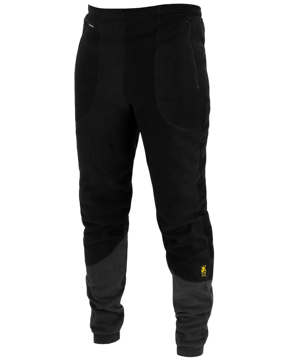 Black Iron Sand coloured Swazi Mens Huttie Pants on white background #colour_black-iron-sand