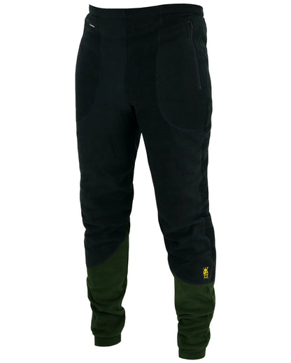 Black Olive coloured Swazi Mens Huttie Pants on white background #colour_black-olive