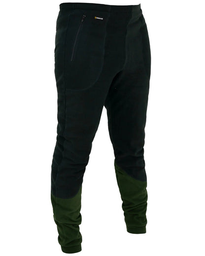 Black Olive coloured Swazi Mens Huttie Pants on white background #colour_black-olive