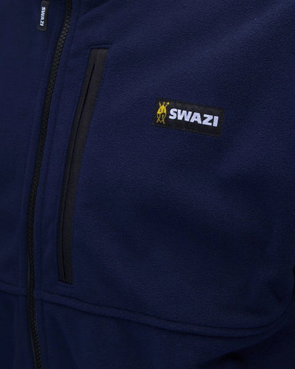 Navy Coloured Swazi Mens Molesworth Jacket on white background #colour_navy