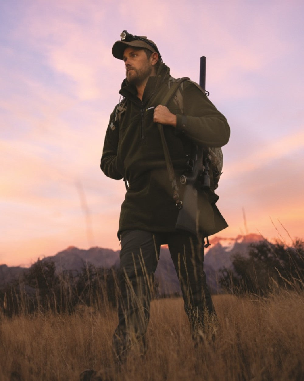Olive coloured Swazi Nahanni Shirt on white background #colour_olive