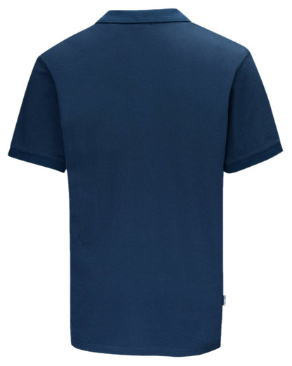 Midnight Colour Swazi Mens Polo Shirt on white background #colour_midnight