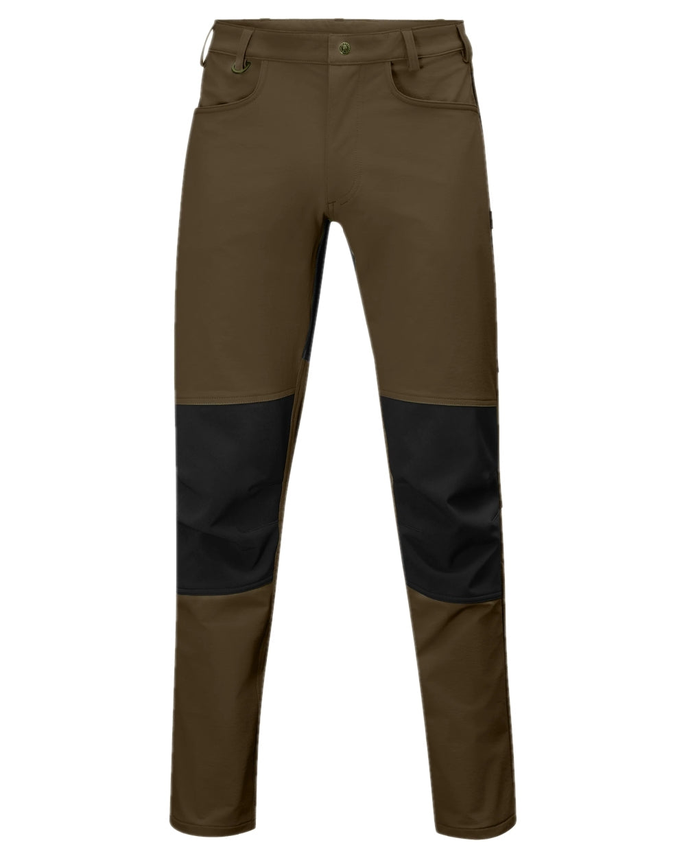 European Olive Coloured Swazi Mens Ranger Pants on white background #colour_european-olive