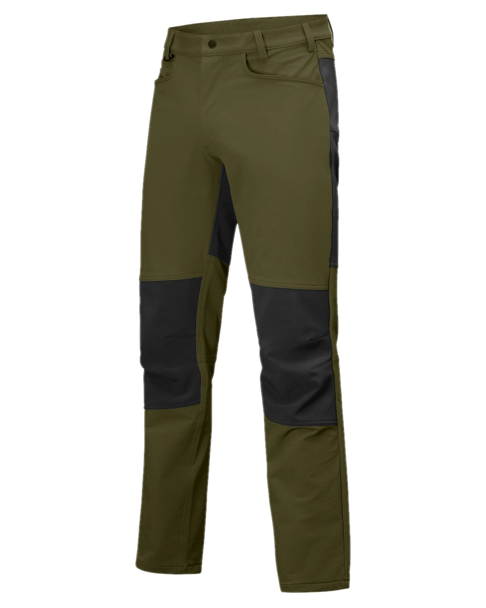 Gran Green Coloured Swazi Mens Ranger Pants on white background #colour_gran-green