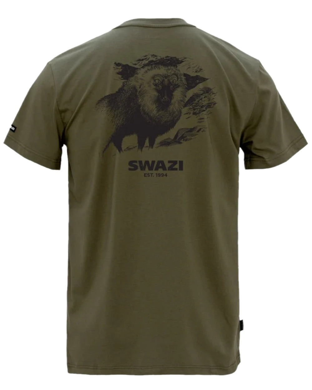Ranger Coloured Swazi Mens Reverse Tahr Tee on white background #colour_ranger