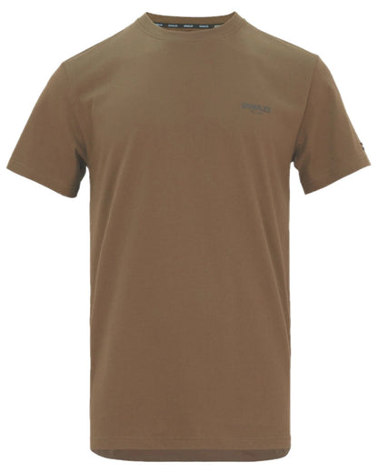 Tussock Coloured Swazi Mens Reverse Tahr Tee on white background #colour_tussock