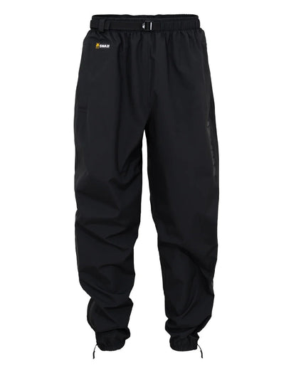 Black coloured Swazi Mens Rifleman Ultralite Overpants on white background #colour_black