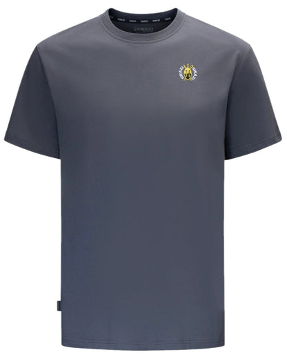 Iron Coloured Swazi Mens Rugger Tee on white background #colour_iron