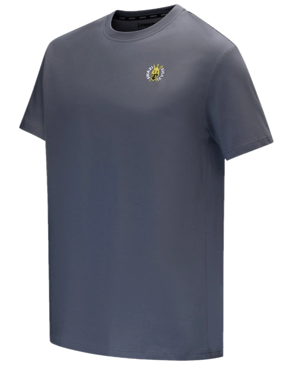 Iron Coloured Swazi Mens Rugger Tee on white background #colour_iron