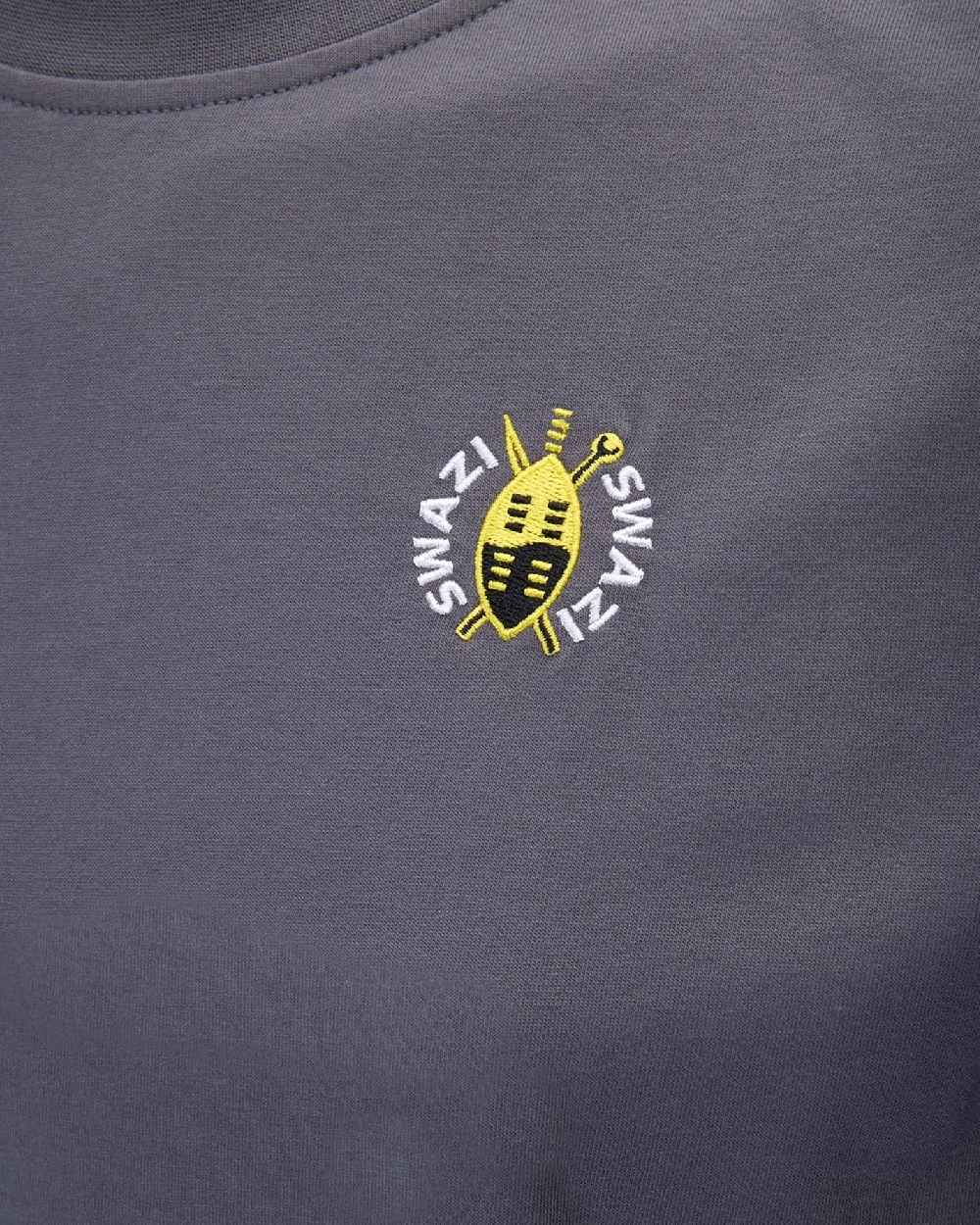 Iron Coloured Swazi Mens Rugger Tee on white background #colour_iron