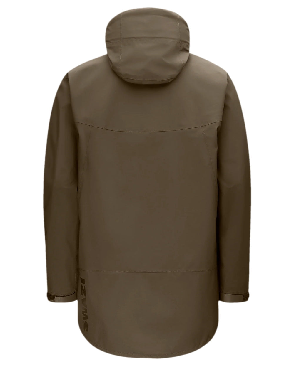 Stone Coloured Swazi Mens Sentinel Ultralight Jacket on white background #colour_stone