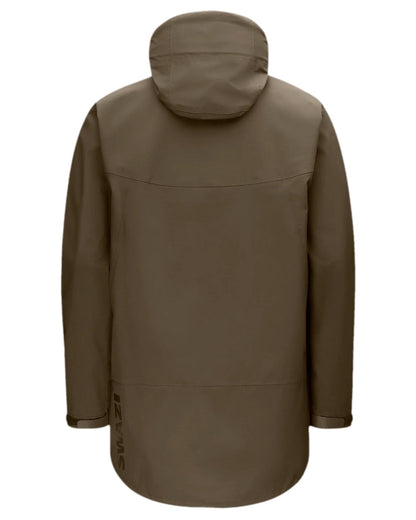 Stone Coloured Swazi Mens Sentinel Ultralight Jacket on white background #colour_stone