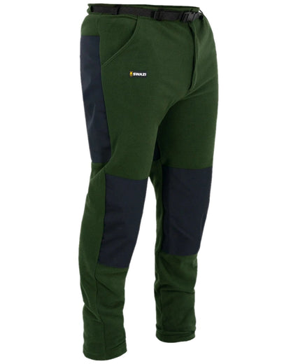 Olive coloured Swazi Mens Steevos Pants on white background #colour_olive