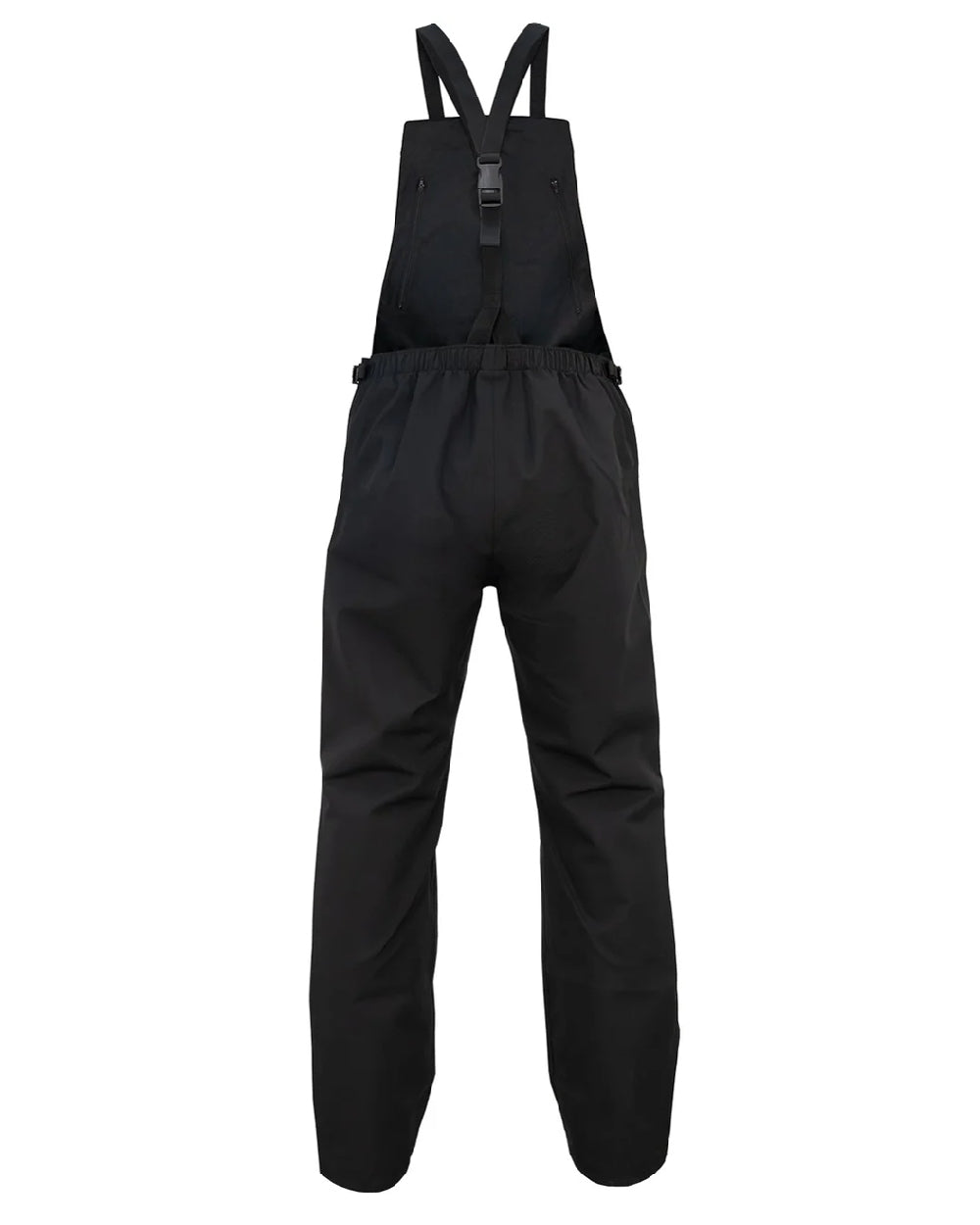 Black coloured Swazi Mens Torrent Bib Overpants on white background #colour_black