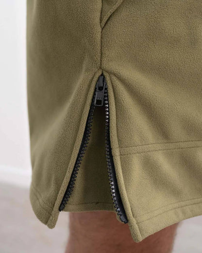 Tussock coloured Swazi Mens Windriver Jacket on floor background #colour_tussock