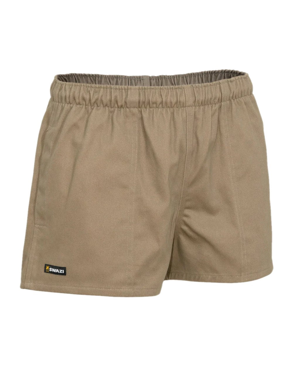 Tussock Coloured Swazi Moley Shorts on white background #colour_tussock